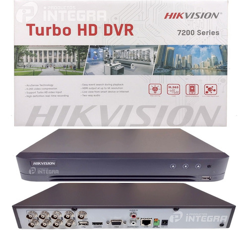 Dvr Seguridad 8ch Hikvision Turbo 5.0 Hdmi 4k 4mpx Acusense