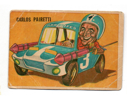 Figurita Autos Tarjeton Futbol Sport 1967 N° 134 Pairetti