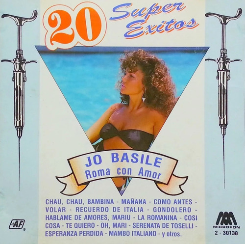 Jo Basile Cd Roma Con Amor 20 Super Exitos Impecable