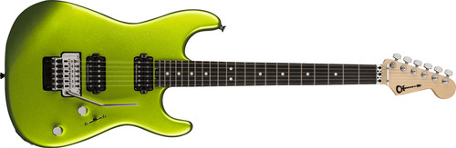 Charvel Pro-mod San Dimas Style 1 Hh Fr Diestro Verde Limón Ébano