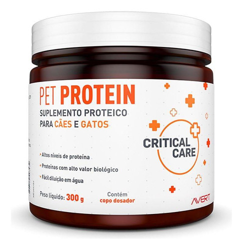 Suplemento Pet Protein Em Pó Para Cães E Gatos 300g