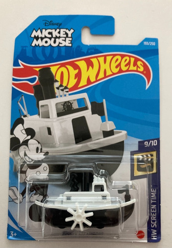 Auto A Escala Hot Wheels Disney: Micky Mouse Steamboat