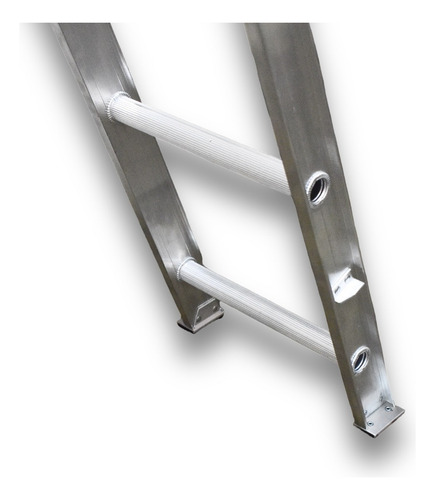 Escalera Convertible Aluminio Doméstica 13 Esc Akron 82-05 Color Plateado