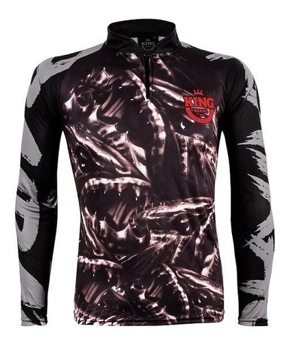 Camisa De Pesca Proteção Solar Uv King Fish Atack 06 Traíra