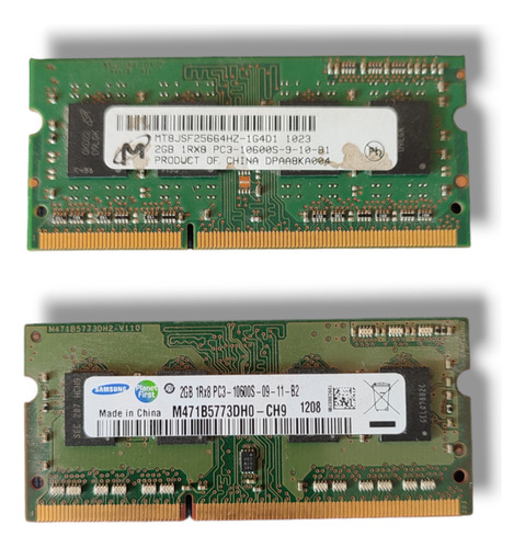 Memoria Para Laptop 2gb Pc3