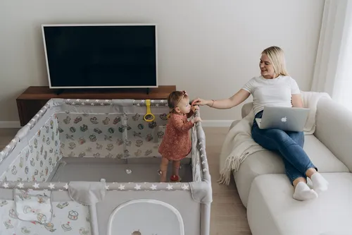 Playpen Nutty Toys Premium Para Bebés Y Niños Pequeños, Segu