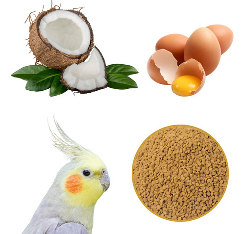Ração Extrusada Calopsita Periquito Agapornis Super Premium Natural Completo E Balanceado 5kg