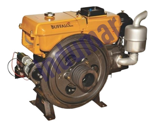 Imagem 3 de 3 de Motor Diesel Marca Buffalo 22 Cv Partida Eletrica 12 Xsem Ju