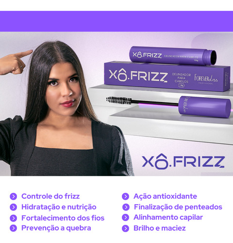 Xô Frizz Modelador De Fios Forever Liss 10 G - 12 Unidades