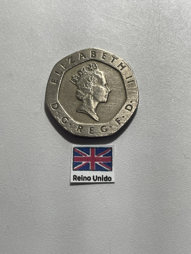 Moeda 20 Pence 1995, In 75 Inglaterra (Usado)
