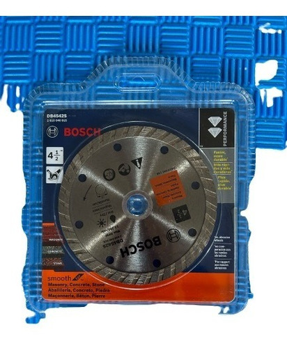 Disco De Corte Para Concreto 4 1/2  Diamantado Bosch