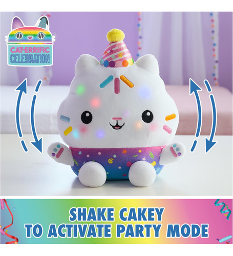 Gabbys Dollhouse Celebrations, Sprinkle Party Cakey Cat Plus