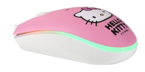 Imagen 3 de 10 de Mouse Para Computadora + Alfombrilla Hello Kitty Hkm-n83