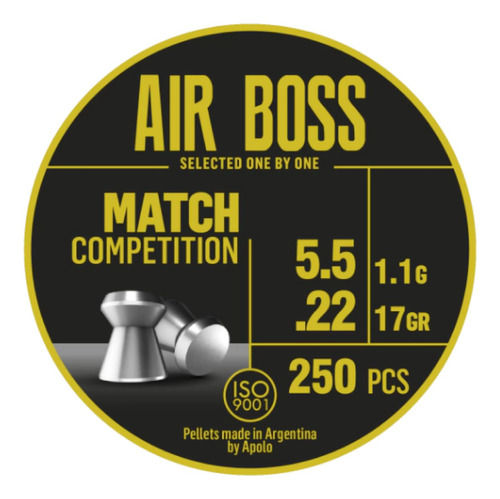 Diabolos Apolo Air Boss Match Competition 5.5mm X 250 17gr
