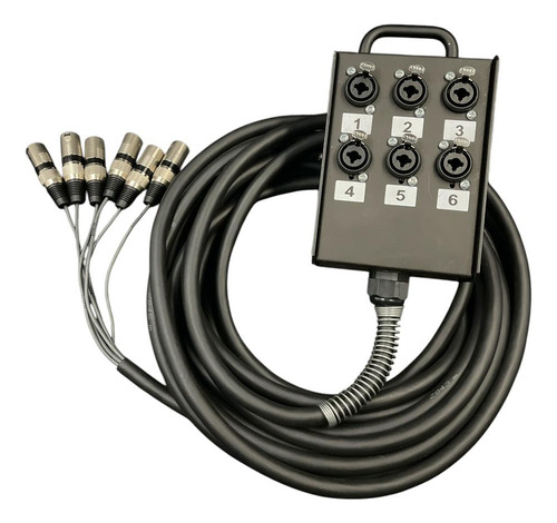 Medusa Multisom 6 Vias Com Conectores Combo - 20 Metros