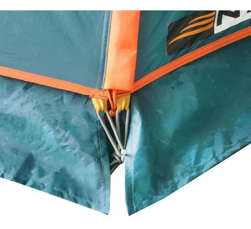 Imagem 7 de 10 de Barraca Camping 3/4 Indy Pessoas Teto Aluminizado Uv 2500mm