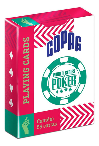 Baralho World Series Poker 55 Cartas Wsop Profissional Copag