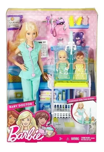 Barbie Pediatra Bebés Mattel