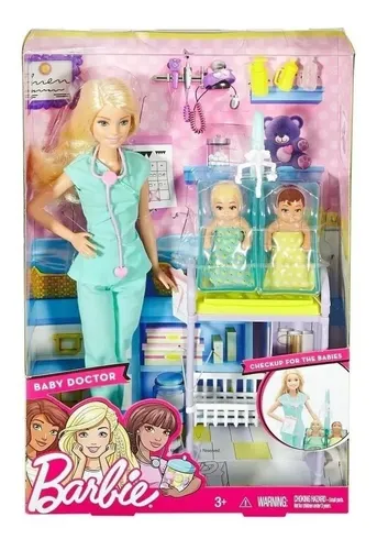 Barbie Pediatra Bebés Mattel