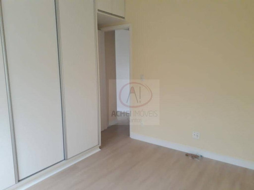 Apartamento Ótimo Estado Com 2 Dorm À Venda, 84 M² Por R$ 360.000 - Marapé - Santos/sp - Ap10493