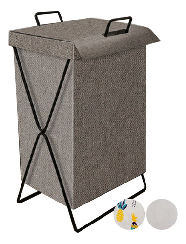 Cesta Canasto De Almacenamiento De Ropa Sucia Plegable Color