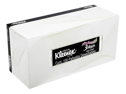 Pañuelo Desechable Neutro Kleenex 89140 Caja Con 100 Piezas