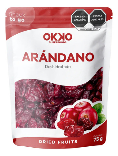 Okko Arandanos Deshidratados 75g