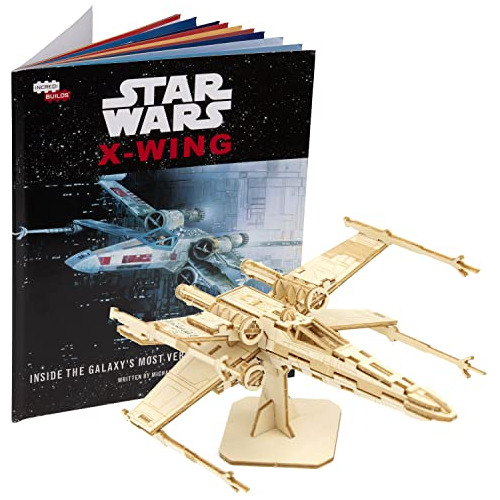 Incredibuilds Star Wars X-wing 3d Wood Puzzle & Model Figure