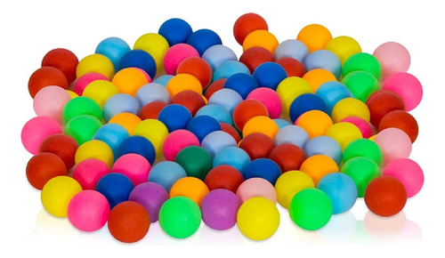 Pelotas De Ping Pong De Colores Paquete A Granel 50 Unidades