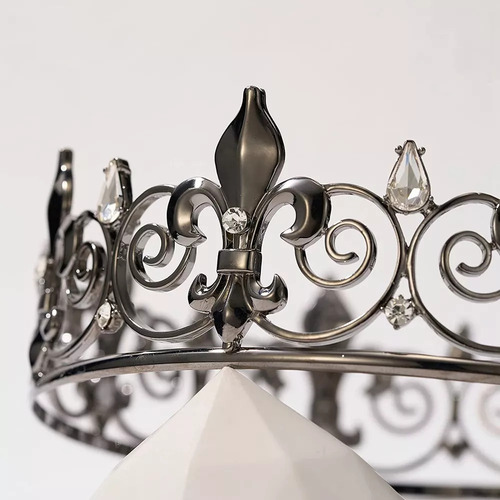 Corona De Rey Gótica Completa, Para Hombre Y Fiesta De Gradu