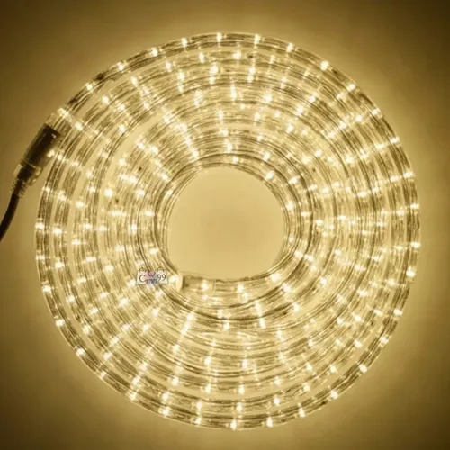 Manguera Led 3 Vias Luces Navideñas X 10mt Blanco Calido