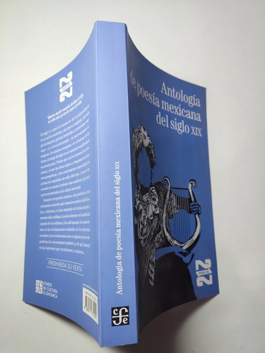 Libro Antología De Poesía Mexicana Del Siglo Xix 179l1 (Usado)