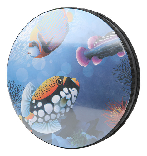 Tambor De Percusión Orff Sea Sound Ocean Children, 10 Pulgad
