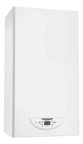 Caldera Ariston Hs-x 24 Dual + Kit Humo Ariston Ahora 12/18 Color Blanco