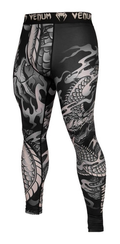 Imagen 3 de 6 de Calza Larga Compresión Venum Dragon Jiu Jitsu Mma