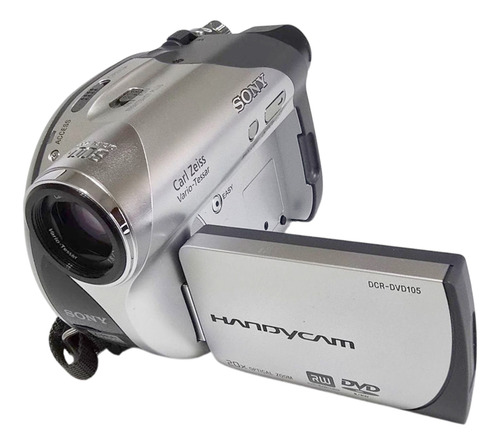 Cámara De Video Sony Handycam Dcr-dvd 105+dvd-rw+accesorios Plata/gris Claro (Usado)