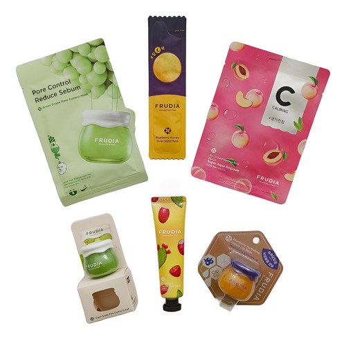 Kit Skincare Coreano Frudia Anti Oleosidade - 06 Unidades
