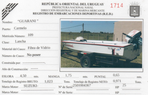 Lancha Motor Suzuki 25 Hp