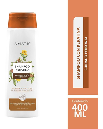 Shampoo Amatic Con Keratina - mL a $28