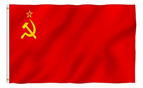 Bandera  Unión Soviética Urss 1mtr X 1.5mt Exterior Grande