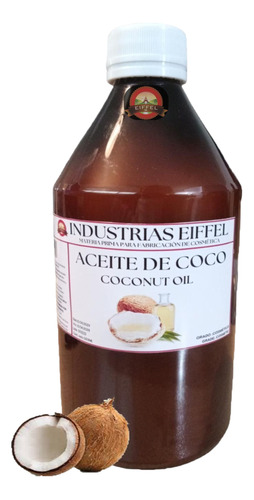 Aceite De Coco Neutro Rbd - 500ml