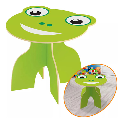 Mesa Infantil Sapinho Para Crianças Brinquedo Diversões