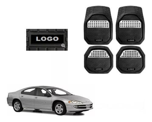 Tapetes 4pz Bandeja 3d Logo Dodge Intrepid 1996 - 2000 2001