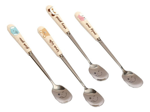 Cucharas De Cocina De Acero Inoxidable Con Mango Largo Set