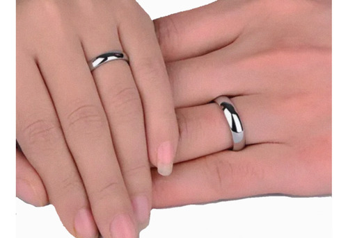 Alianzas Anillos En Acero Quirúrgico Parejas Casamiento