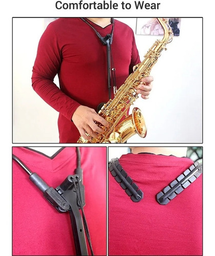 Imagen 4 de 4 de Arnés Ajustable Para Saxofón Belt-05