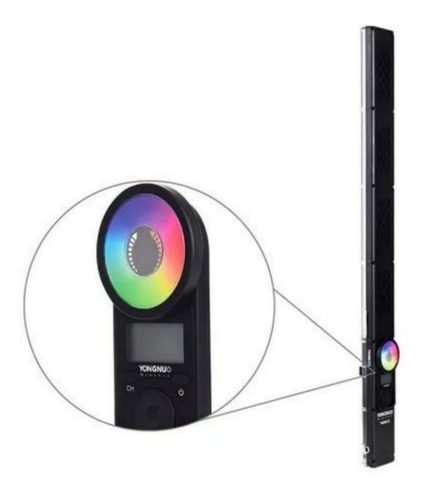 Bastão De Led Yongnuo Yn360iii Pro Rgb Top+ Fonte Preto Rgb