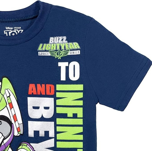 Conjunto Short Y Playera Para Niños Toy Story Buzz Lightyear