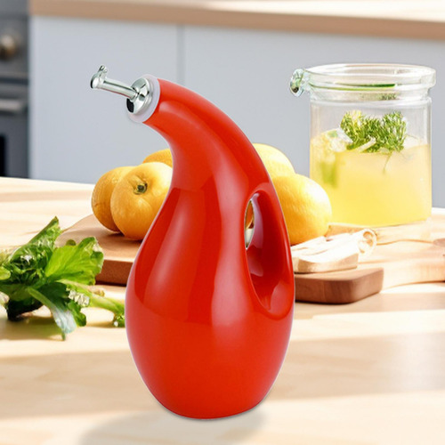 Recipiente Para Almacenar Aceite De 500 Ml, Recipiente Rojo
