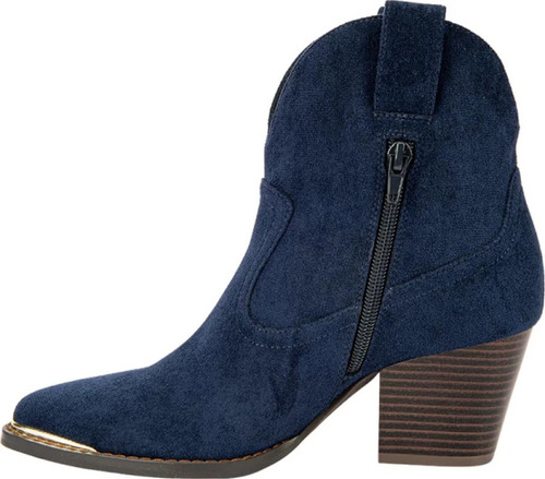 Bota Vaquera Texana Botin Tacon Mujer Tierra Bendita 1149871